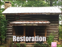 Historic Log Cabin Restoration  Kenton County, Kentucky